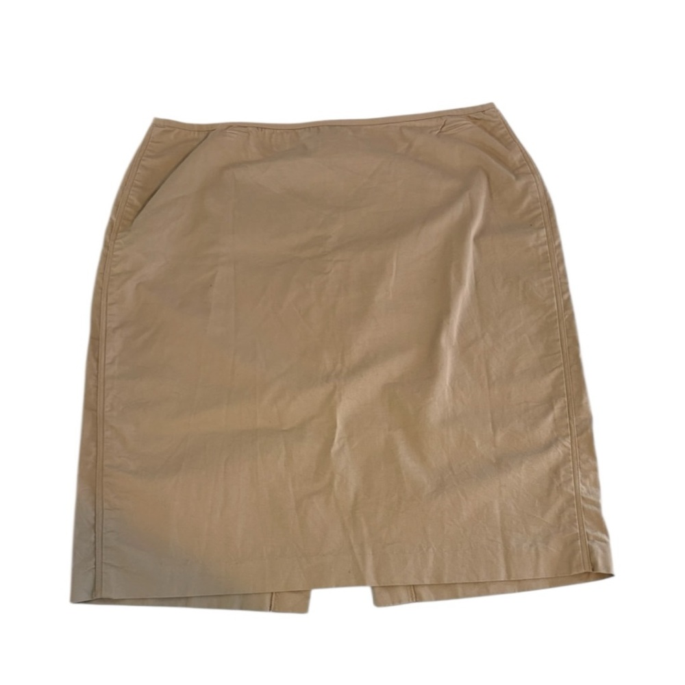 New York & Company  Pencil Skirt Women’s 14 Khaki Careercore Workwear Academia